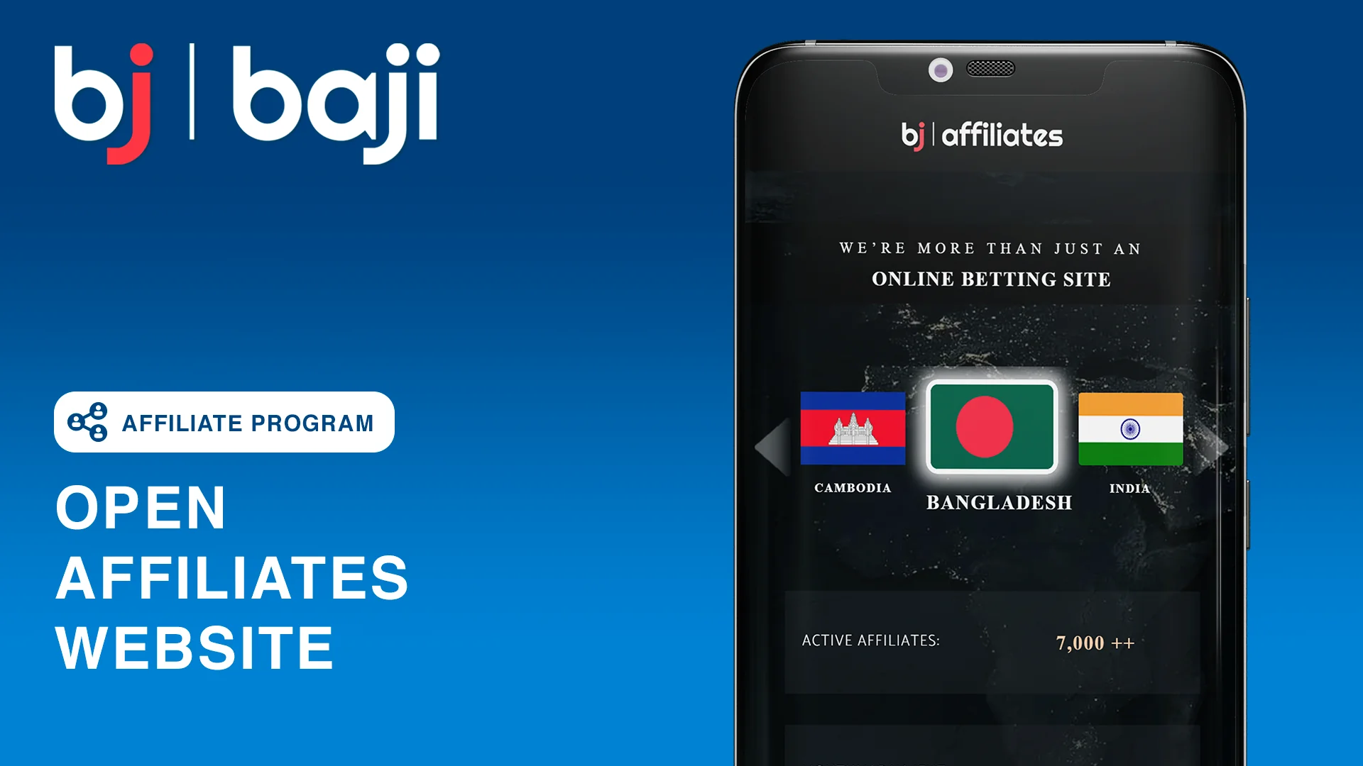 Open Baji Affiliate Website