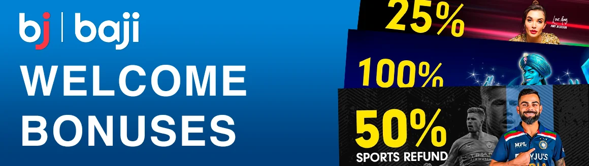 All Baji Welcome Bonuses for Bangladeshi Players