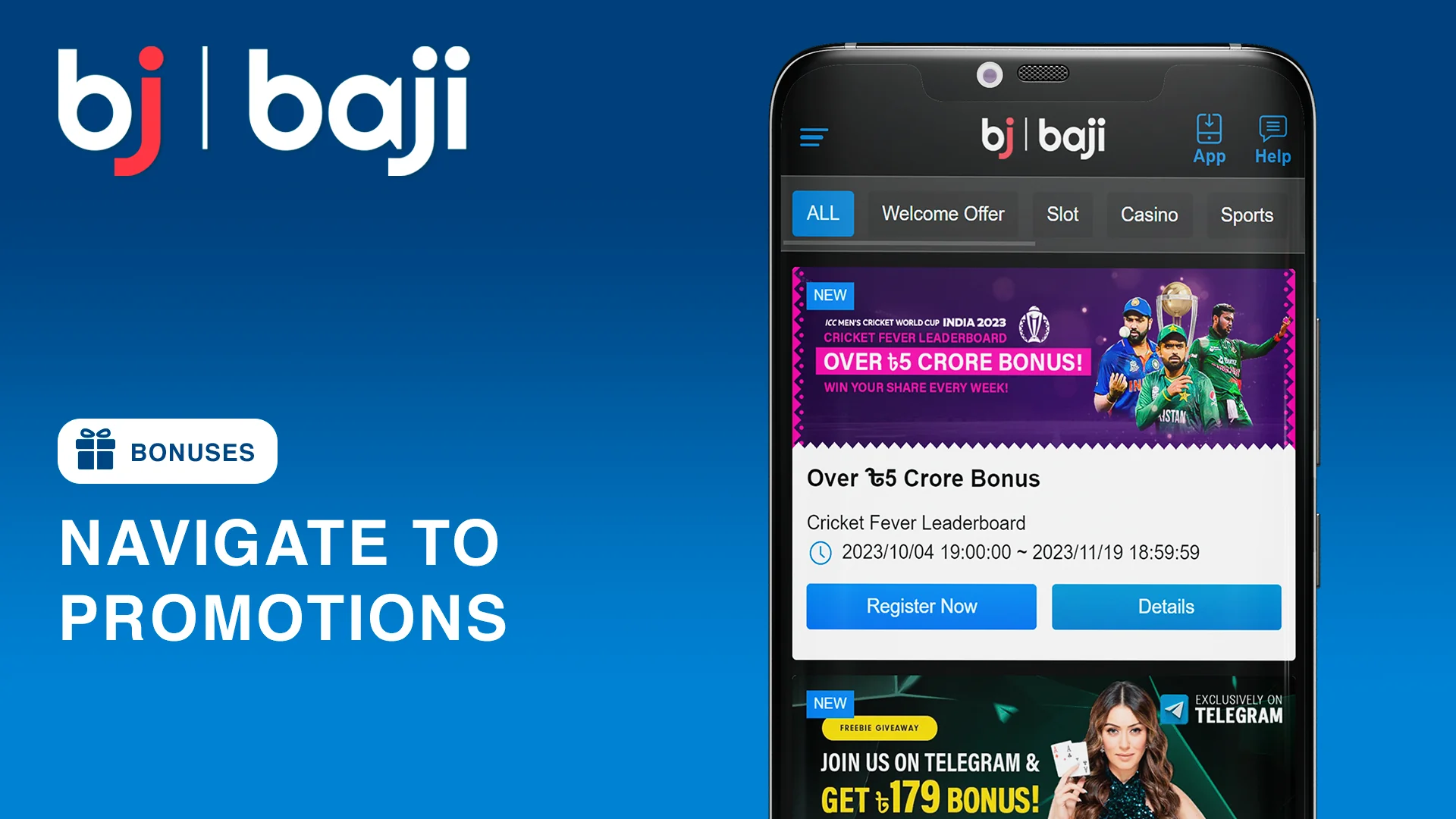 Go to the Promotions Page - Baji Bangladesh