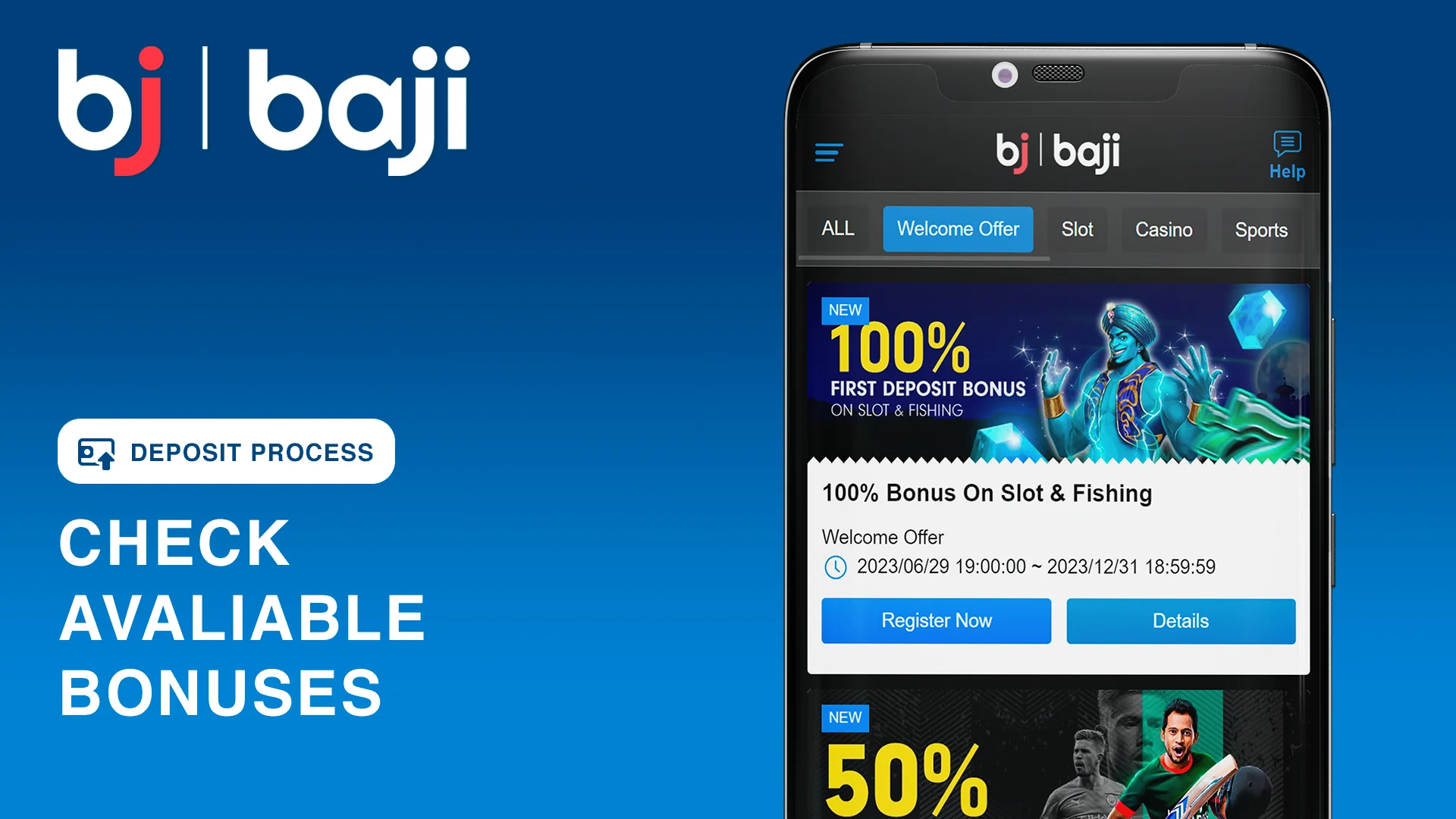 Select one of the Bonuses - Baji Bangladesh