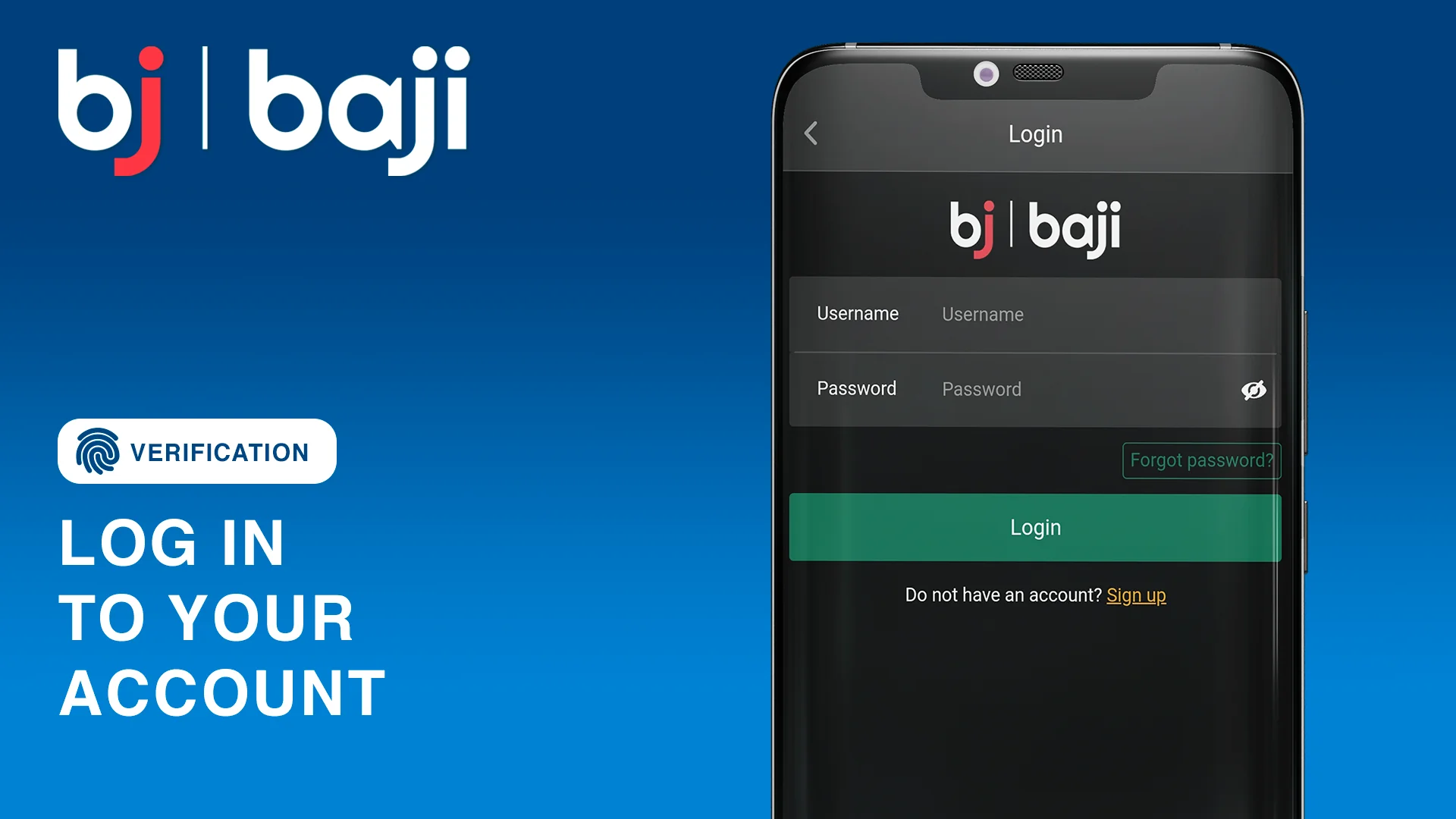 Log in to You Baji Account