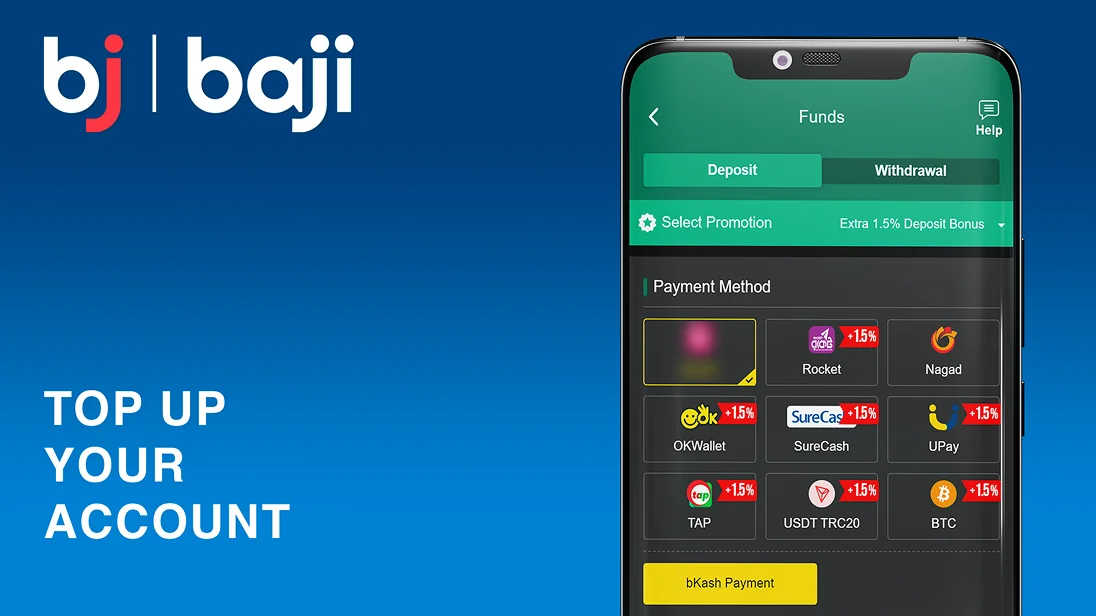 Top Up Baji Account